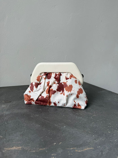 Cow Pochette in beige