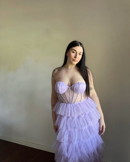 Maxi Dress Luxury Jennifer Purple